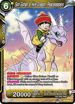 Son Gohan & Hire-Dragon, Peacekeepers - DB3-081 - Common available at 401 Games Canada