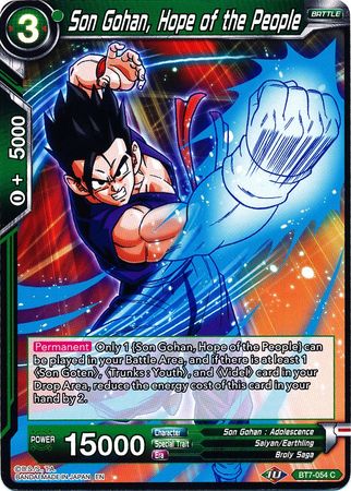 Son Gohan, Hope of the People - BT7-054 - Common available at 401 Games Canada