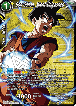 Son Gohan, Might Unleashed - P-349 - Promo (Winner Stamped) available at 401 Games Canada