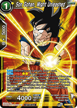 Son Gohan, Might Unleashed - P-349 - Promo available at 401 Games Canada