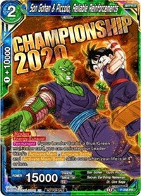 Son Gohan & Piccolo, Reliable Reinforcements - P-208 - Promo (Championship 2020) available at 401 Games Canada