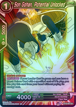 Son Gohan, Potential Unlocked - BT10-067 - Uncommon (FOIL) available at 401 Games Canada