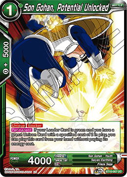 Son Gohan, Potential Unlocked - BT10-067 - Uncommon available at 401 Games Canada