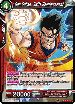 Son Gohan, Swift Reinforcement - BT9-010 - Common (FOIL) available at 401 Games Canada