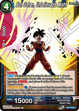 Son Gohan, Unbelievable Might - BT13-038 - Common (FOIL) available at 401 Games Canada