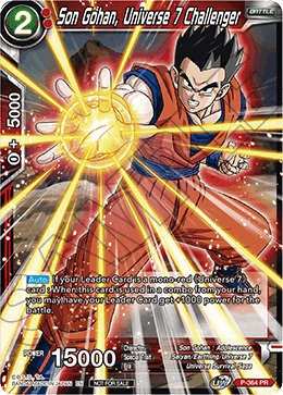 Son Gohan, Universe 7 Challenger - P-364 - Promo available at 401 Games Canada