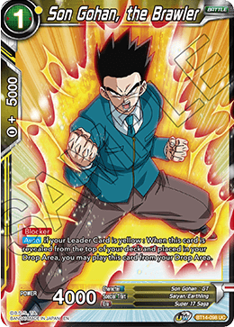 Son Gohan, the Brawler - BT14-098 - Uncommon available at 401 Games Canada