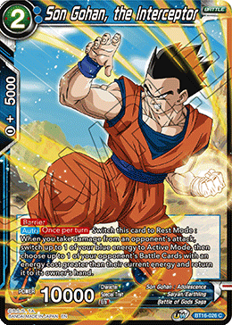 Son Gohan, the Interceptor - BT16-026 - Common (Foil) available at 401 Games Canada