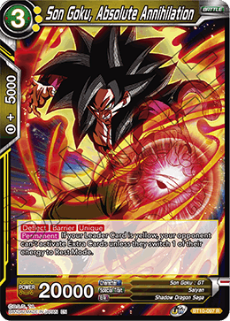 Son Goku, Absolute Annihilation - BT10-097 - Rare (FOIL) (Reprint) available at 401 Games Canada