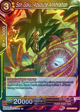 Son Goku, Absolute Annihilation - BT10-097 - Rare (FOIL) available at 401 Games Canada