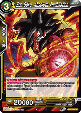 Son Goku, Absolute Annihilation - BT10-097 - Rare available at 401 Games Canada