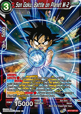 Son Goku, Battle on Planet M-2 - BT17-007 - Uncommon (Foil) available at 401 Games Canada