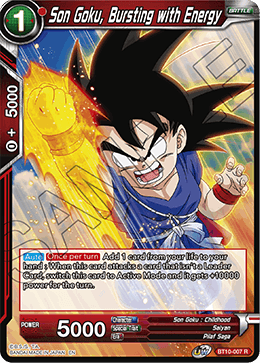 Son Goku, Bursting with Energy - BT10-007 - Rare available at 401 Games Canada