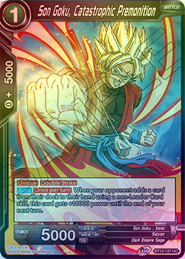 Son Goku, Catastrophic Premonition - BT12-127 - Uncommon (FOIL) available at 401 Games Canada