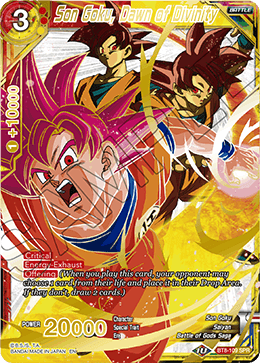 Son Goku, Dawn of Divinity - BT8-109 - Special Rare (SPR) available at 401 Games Canada