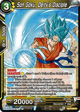 Son Goku, Deity's Disciple - BT12-089 - Rare available at 401 Games Canada