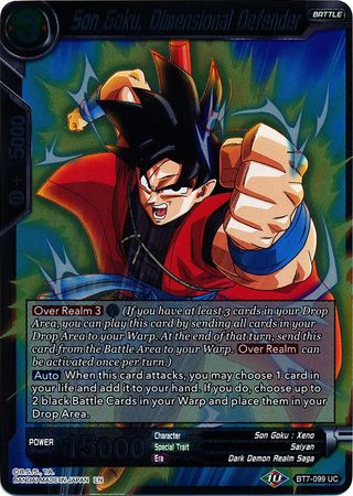 Son Goku, Dimensional Defender - BT7-099 - Uncommon (FOIL) available at 401 Games Canada