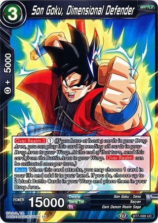 Son Goku, Dimensional Defender - BT7-099 - Uncommon available at 401 Games Canada