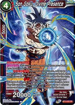 Son Goku, Divine Presence - BT14-005 - Super Rare available at 401 Games Canada