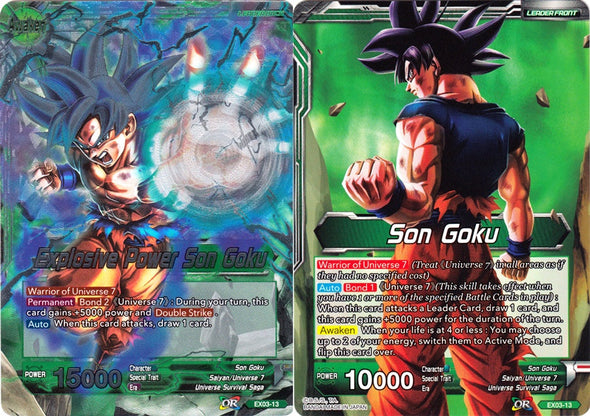 Son Goku / Explosive Power Son Goku - EX03-13 - Expansion Rare available at 401 Games Canada