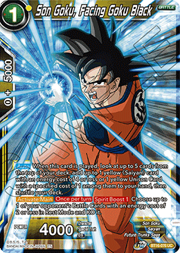 Son Goku, Facing Goku Black - BT16-076 - Uncommon (Foil) available at 401 Games Canada