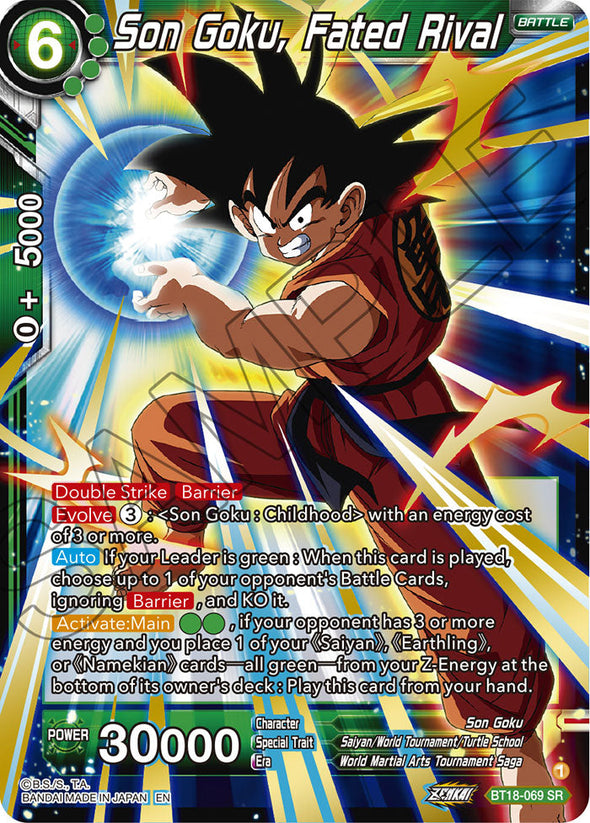 Son Goku, Fated Rival - BT18-069 - Super Rare available at 401 Games Canada