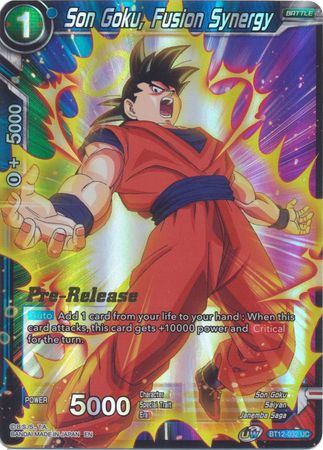 Son Goku, Fusion Synergy - BT12-032 - Promo (Series 12 Pre-Release) (Foil) available at 401 Games Canada