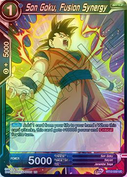 Son Goku, Fusion Synergy - BT12-032 - Uncommon (FOIL) available at 401 Games Canada