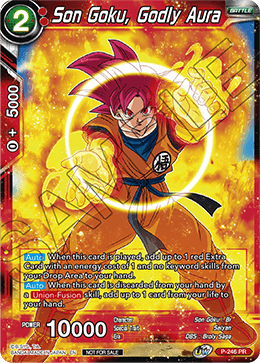 Son Goku, Godly Aura - P-246 - Promo available at 401 Games Canada