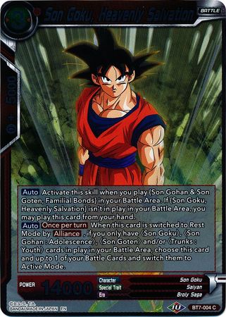 Son Goku, Heavenly Salvation - BT7-004 - Common (FOIL) available at 401 Games Canada