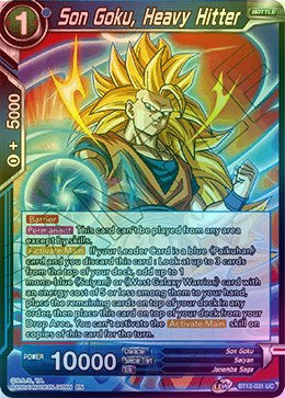 Son Goku, Heavy Hitter - BT12-031 - Uncommon (FOIL) available at 401 Games Canada