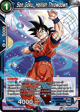 Son Goku, Hellish Throwdown - BT13-056 - Common (FOIL) available at 401 Games Canada