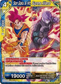 Son Goku & Hit, Supreme Alliance - BT10-145 - Promo (Series 10 Pre-Release) available at 401 Games Canada