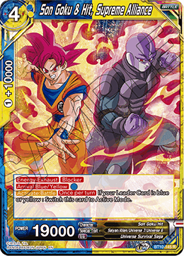 Son Goku & Hit, Supreme Alliance - BT10-145 - Rare (FOIL) (Reprint) available at 401 Games Canada