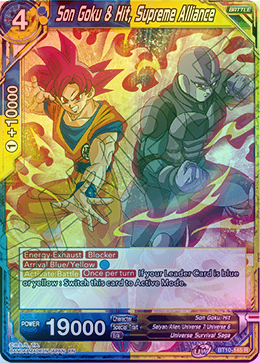 Son Goku & Hit, Supreme Alliance - BT10-145 - Rare (FOIL) available at 401 Games Canada