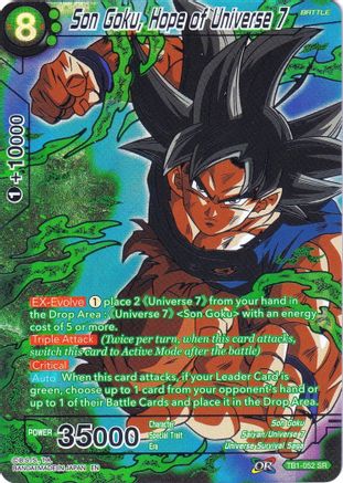 Son Goku, Hope of Universe 7 - TB1-052 - Promo (Collector's Selection Vol. 2) available at 401 Games Canada