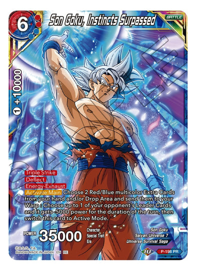 Son Goku, Instincts Surpassed - P-198 - Uncommon (Reprint) available at 401 Games Canada