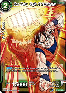 Son Goku, Majin Exterminator - BT14-072 - Common available at 401 Games Canada