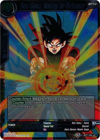 Son Goku, Making an Entrance - BT7-100 - Uncommon (FOIL) available at 401 Games Canada