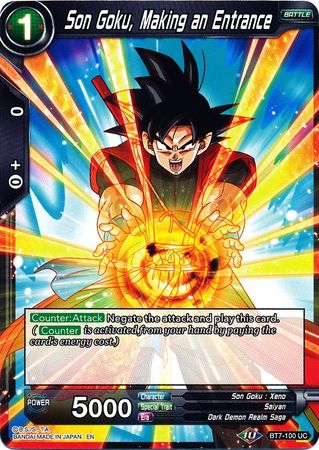 Son Goku, Making an Entrance - BT7-100 - Uncommon available at 401 Games Canada