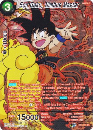 Son Goku, Nimbus Master - DB3-003 - Promo (Collector's Selection Vol. 2) available at 401 Games Canada