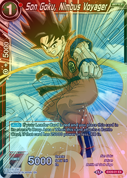 Son Goku, Nimbus Voyager - EX09-01 - Expansion Rare (Foil) available at 401 Games Canada