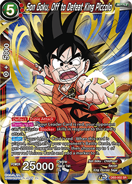 Son Goku, Off to Defeat King Piccolo - DB3-002 - Super Rare available at 401 Games Canada