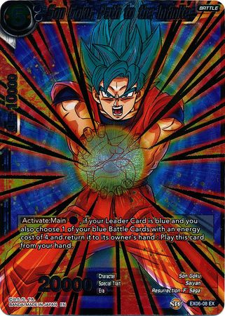 Son Goku, Path to the Infinite - EX06-08 - Expansion Rare (Foil) available at 401 Games Canada