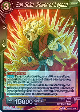 Son Goku, Power of Legend - BT10-128 - Uncommon (FOIL) available at 401 Games Canada