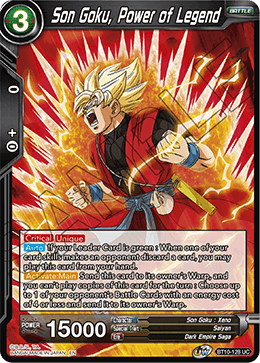 Son Goku, Power of Legend - BT10-128 - Uncommon available at 401 Games Canada