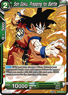 Son Goku, Prepping for Battle - BT8-046 - Common available at 401 Games Canada