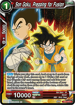 Son Goku, Prepping for Fusion - BT6-005 - Common (FOIL) available at 401 Games Canada