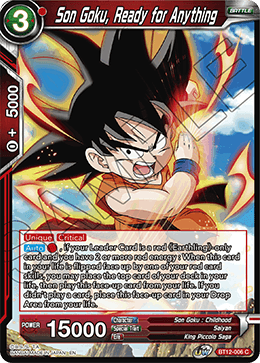 Son Goku, Ready for Anything - BT12-006 - Common available at 401 Games Canada