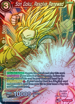 Son Goku, Resolve Renewed - EX13-03 - Expansion Rare (Foil) available at 401 Games Canada